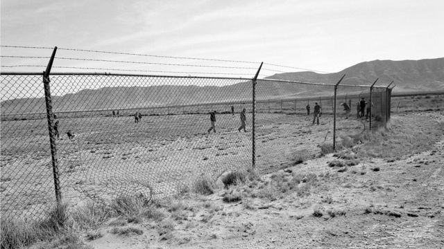 Local do primeiro teste nuclear dos EUA, no Novo México, em 1945