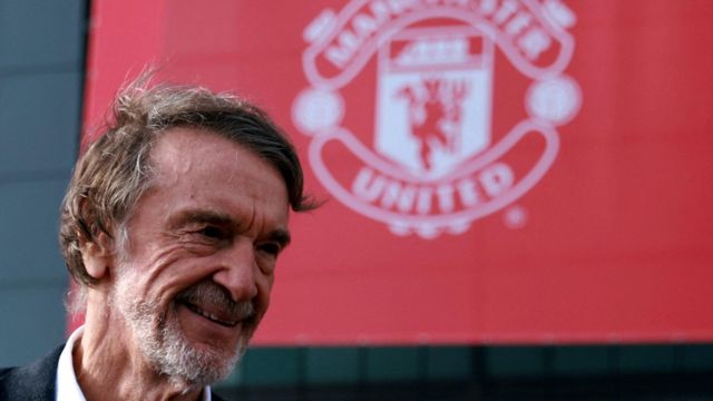  Jim Ratcliffe is pictured at Old Trafford
