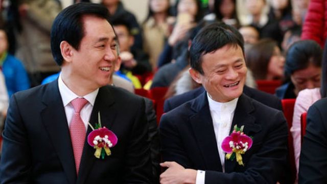 Xu Jiayin y Jack Ma