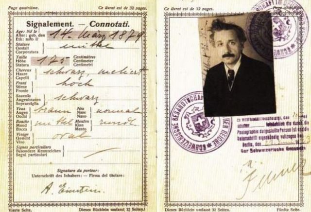 Pasaporte de Einstein
