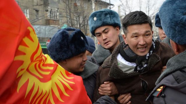 акция протеста в бишкеке