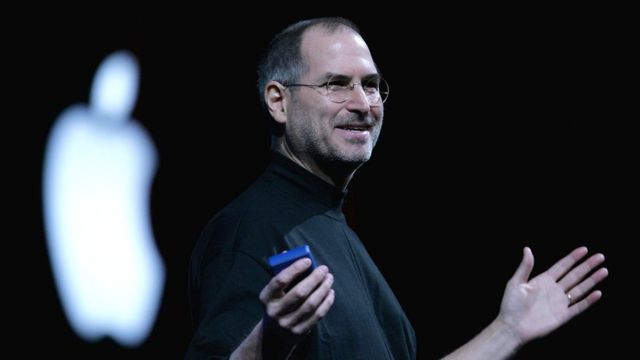 Steve Jobs durante una presentación, foto de archivo.
