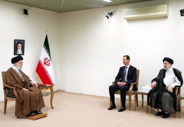 دیدار اسد و خامنه‌ای