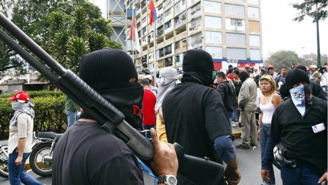 Qué son los colectivos y cómo operan para &quot;defender la revolución  bolivariana&quot; en Venezuela - BBC News Mundo
