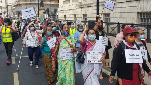 ब्रिटेनमा प्रदर्शन