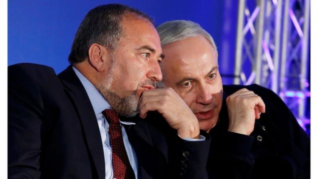 Авигдор Либерман и Биньямин Нетаньяху
