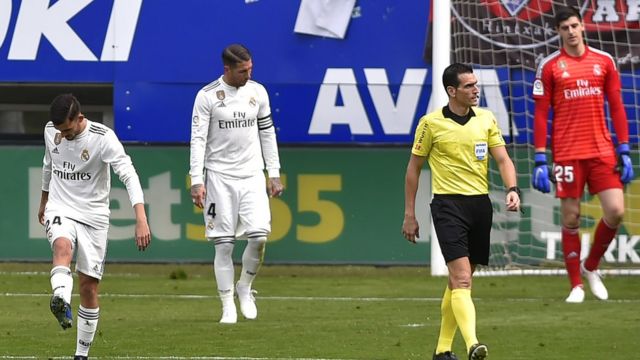 Eibar ta doke Madrid 3-0