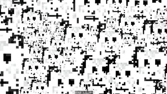 The HyperFace print range features patterns suggesting eyes, noses and mouths to confuse facial recognition algorithms