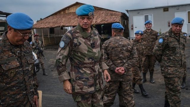 Des casques bleus en République démocratique du Congo