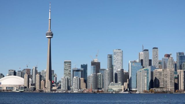 Vista de Toronto, Canadá.