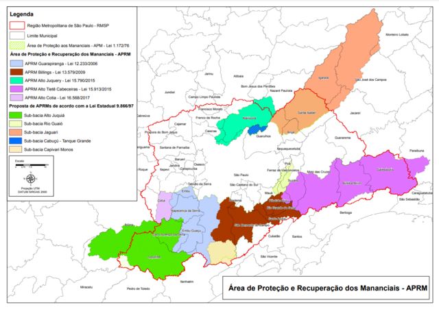 Mapa da Grande SP