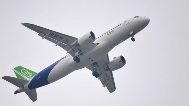 C919, Pesawat Buatan Cina Yang Separuh Harga B737 Dan A320 - BBC News ...