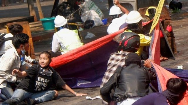 Протест в Мандалае