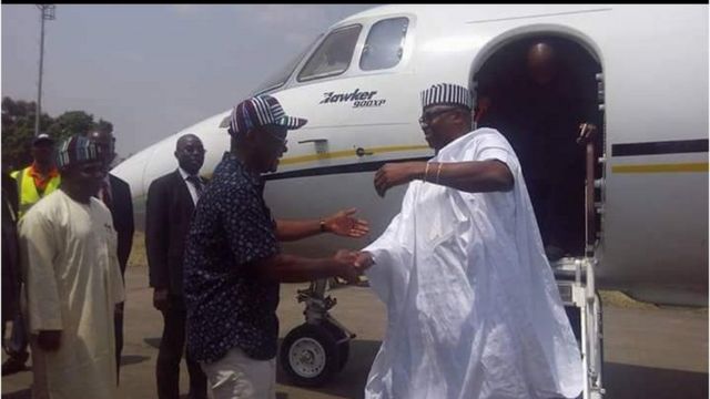 Aworan Fayose ati Ortom