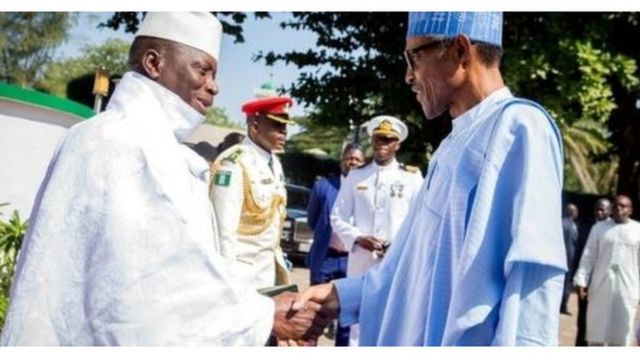 Yahaya Jammeh da Muhammadu Buhari