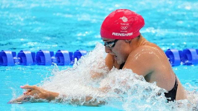 Nadadora en Tokyo 2020.