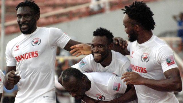 Ndi Rangers na-enwe anụrị mgbe a nyere goolu