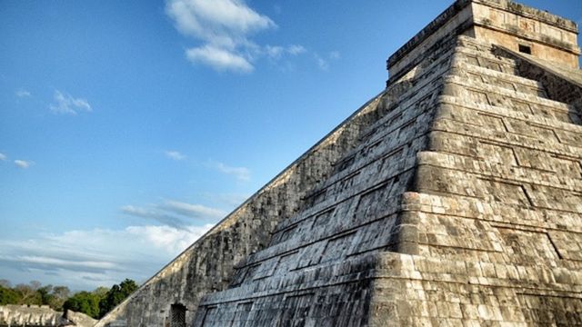 Pirámide en Chichen Itzá.
