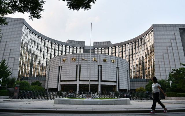 中國人民銀行是中國的中央銀行。