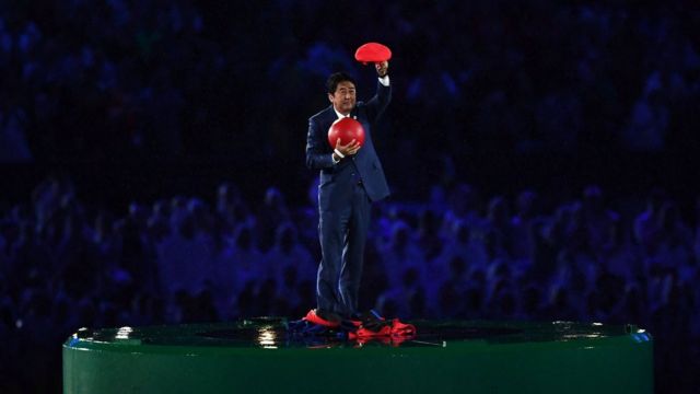 Shinzo Abe en el Maracaná