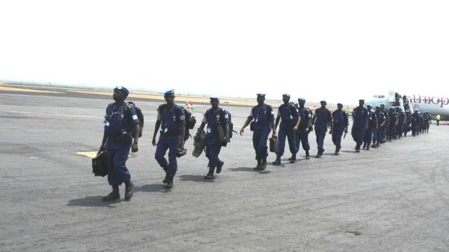 Abapolisi b'Uburundi bava muri Centreafrique