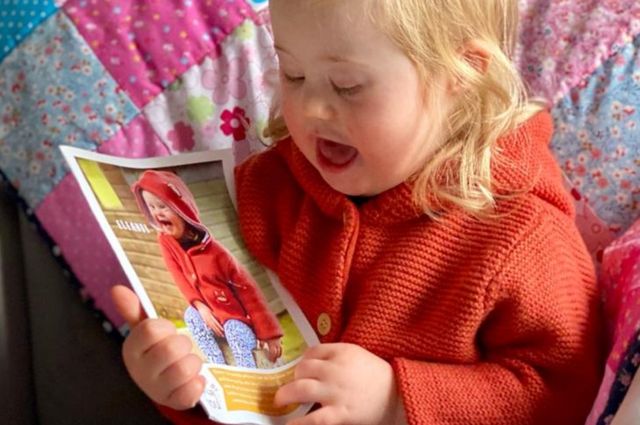 Girl Two With Down S Syndrome Models For Jojo Maman Bebe c News