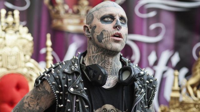 Zombie Boy Lady Gaga Dey Sorry Say She Tink Say Rick Genest Commit Suicide Bbc News Pidgin