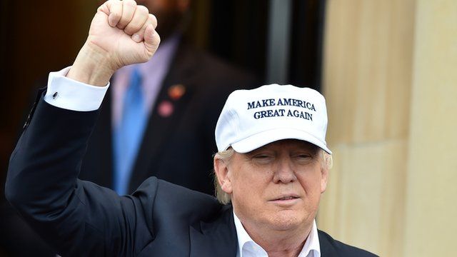 Donald Trump press conference at Turnberry - BBC News