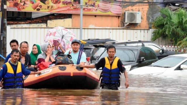 Banjir Jakarta, Banten dan Jabar Korban meninggal 60 orang, hujan