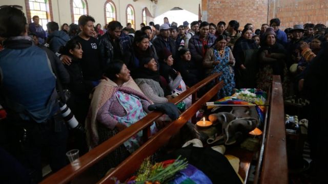 Funeral en Bolivia