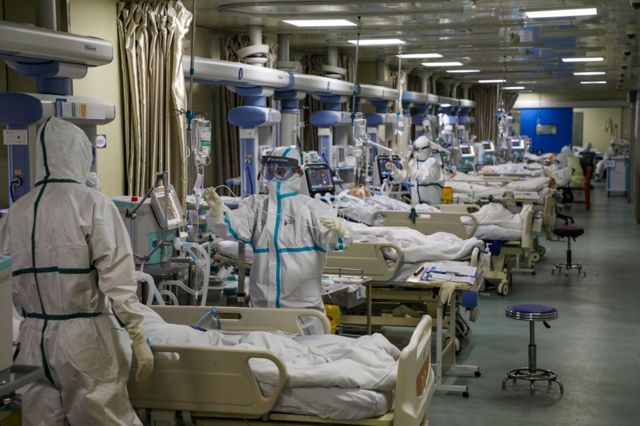 Pacientes en Wuhan