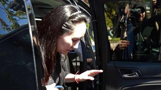 Meng Wanzhou, directora financiera de Huawei e hija del fundador de la empresa, en Vancouver, Canadá
