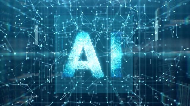 Ilustração com as letras AI, em referência à Inteligência Artificial