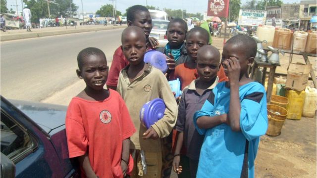 Niños en Kano. Foto de archivo: 2009