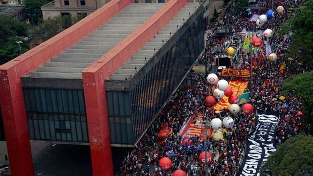 Manifestação contra Jair Bolsonaro no dia 2 de outubro de 2021