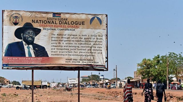 South Sudan poster calls for national dialogue
