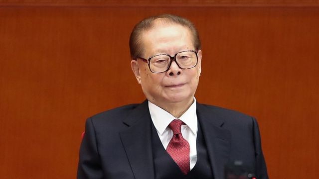 Jiang Zemin at the 19th Beijing Congress (October 2017)