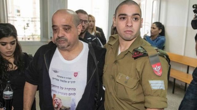 Elor Azaria (sağda)