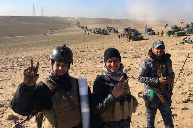 جنود عراقيون من لواء الرد السريع