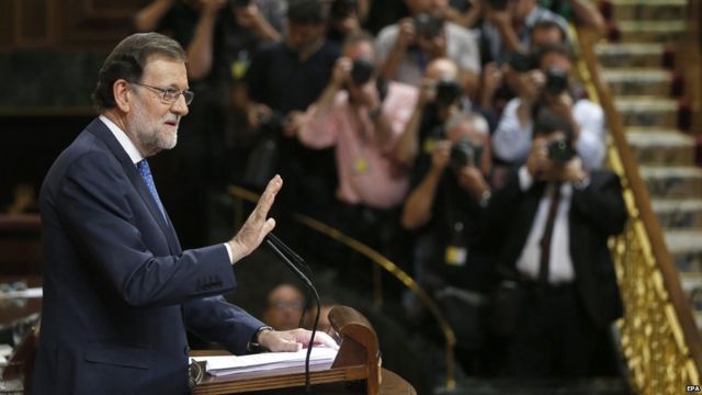 Mariano Rajoy, presidente en funciones del gobierno de España