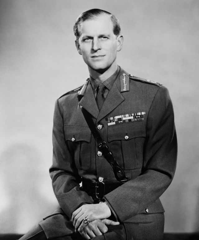 The Duke of Edinburgh in his uniform as a Field Marshall in the British Army