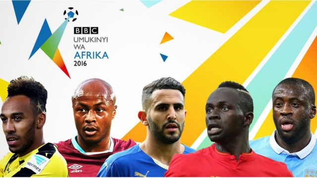 Igihembo cya BBC cy'Umukkinyyi wa Afurika muri 2016