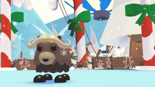 Christmas Winter Gaming Updates For Roblox Animal Crossing And More Cbbc Newsround - roblox adopt me how to get ginger gingerbread man
