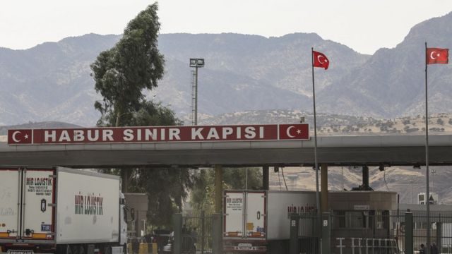 Türkiye ve Irak arasındaki Habur sınır kapısı