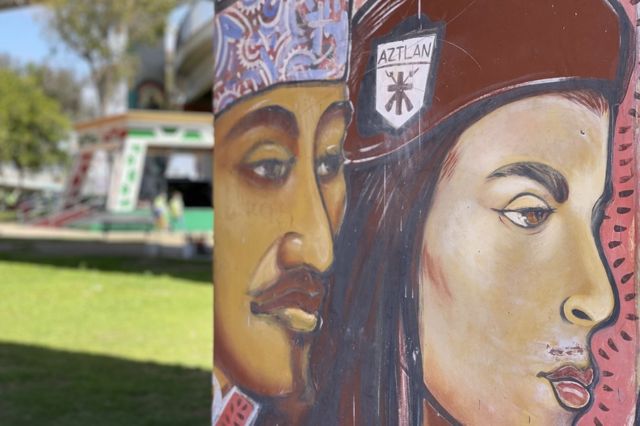 Mural in Chicano Park.