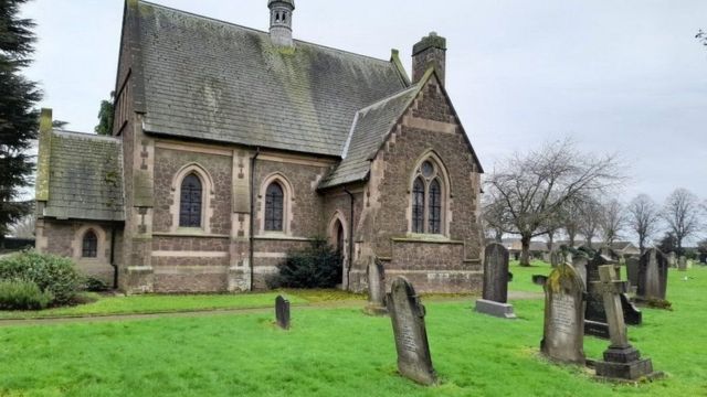 马克所工作的教堂墓地（Wigston Cemetery）。(photo:BBC)