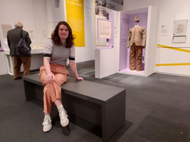 Tamara Tubb en la exhibición