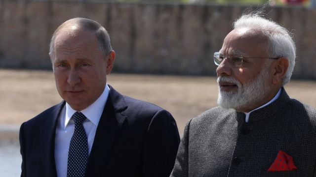 Russian President Vladimir Putin and Indian PM Modi have met more than a dozen times