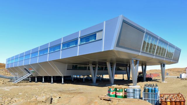 Estación india en Antártica Bharati