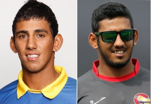 Andri Raffaelo Berenger ශ්රී ලංකා කණ්ඩායමේ සහ එමීර් රාජ්ය කණ්ඩායමේ නිල ඇඳුම්වලින් සැරසී